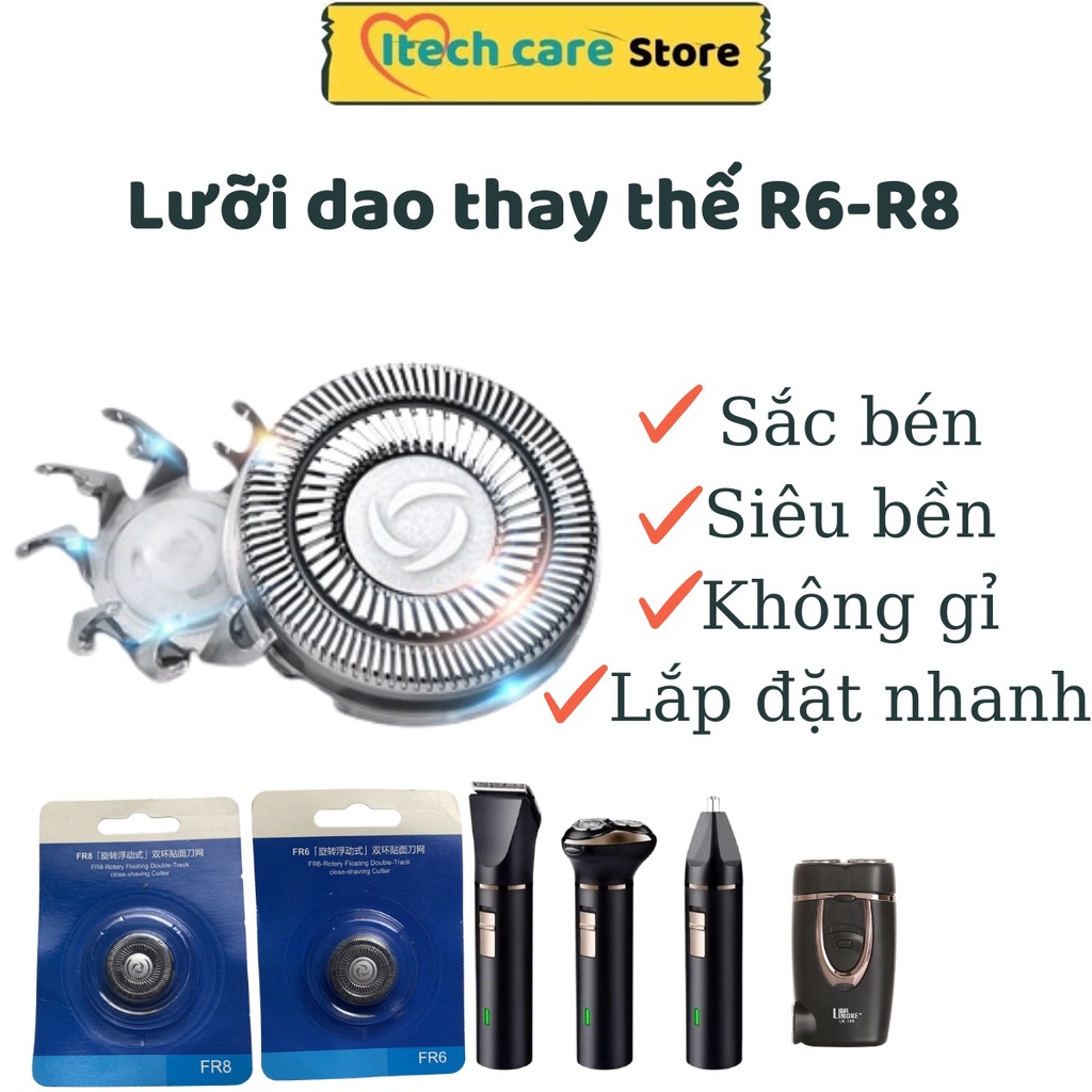 Lưỡi dao máy cạo râu FR6, FR8 là dòng lưỡi tự mài thay thế cho các loại máy Shaver FLYCO