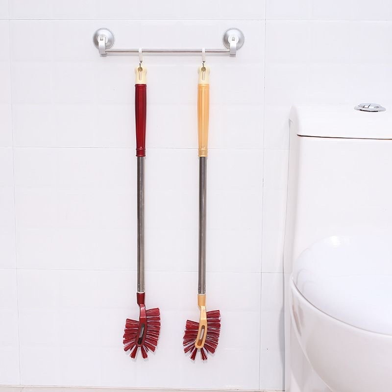 Cọ Toilet 2 Đầu CÁN INOX, Cọ vệ sinh inox, Cọ nhà tắm