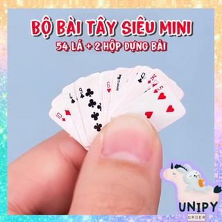 Bộ bài tây 54 lá siêu mini siêu đáng yêu | bài sưu tầm