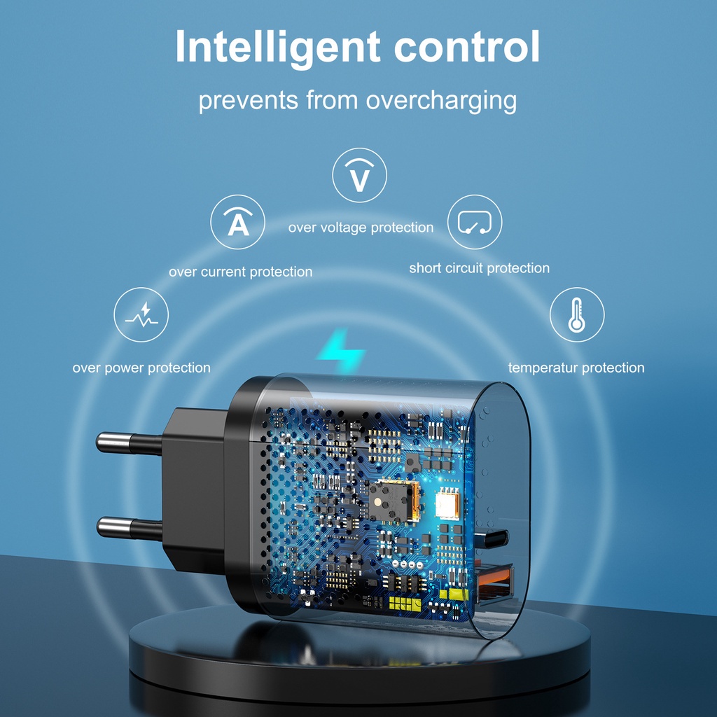 Củ Sạc Nhanh QC3.0 20W PD USB Chuyên Dụng Cho huawei xiaomi