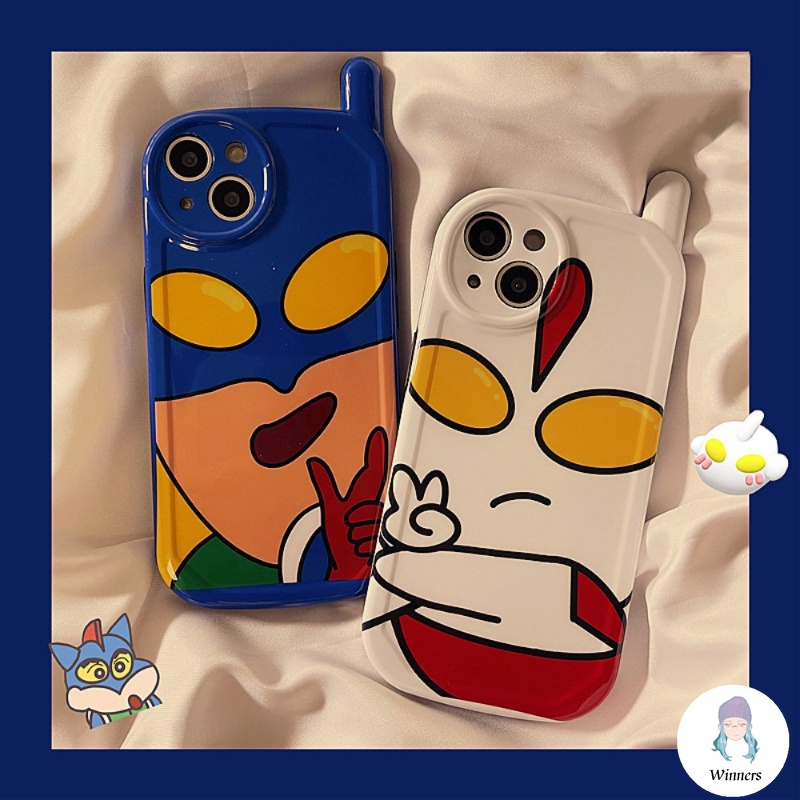 Ốp Điện Thoại TPU Mềm Mịn In Hình Ultraman Hoạt Hình Cho IPhone 14 13 12 11 Pro Max XS XR 8 7 Plus