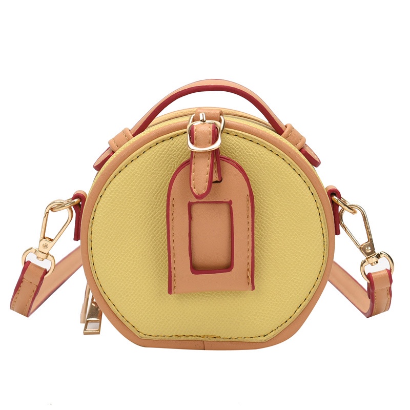 Túi Đeo Chéo Dáng Tròn Nhỏ Nhắn Phong Cách Retro 2022 Cao Cấp