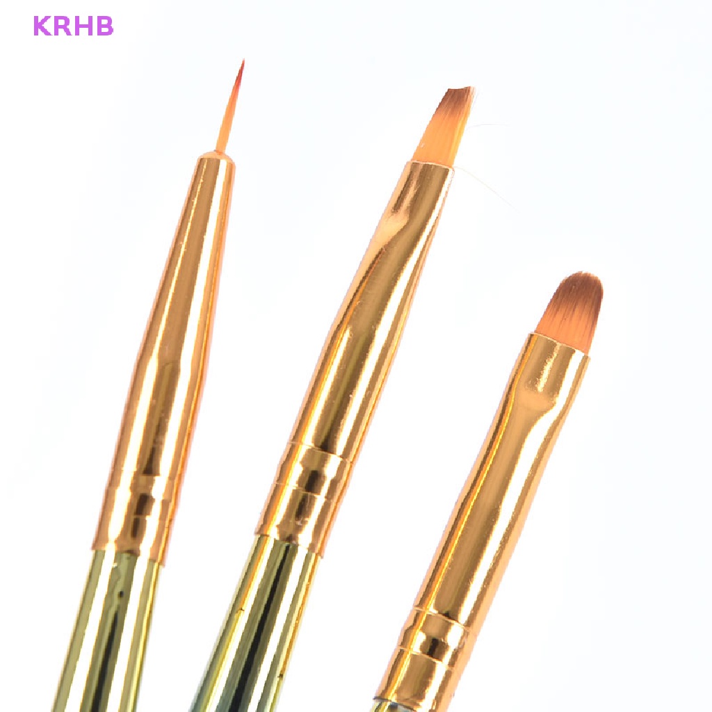 Set 3 Cọ Vẽ Trang Trí Móng Tay Nghệ Thuật Mới