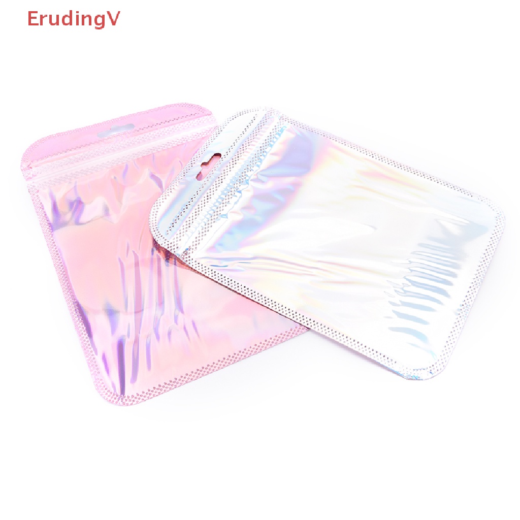 [ErudingV] Set 50 Túi Đựng Mỹ Phẩm Phẳng Mini 4 Kiểu Màu Laser