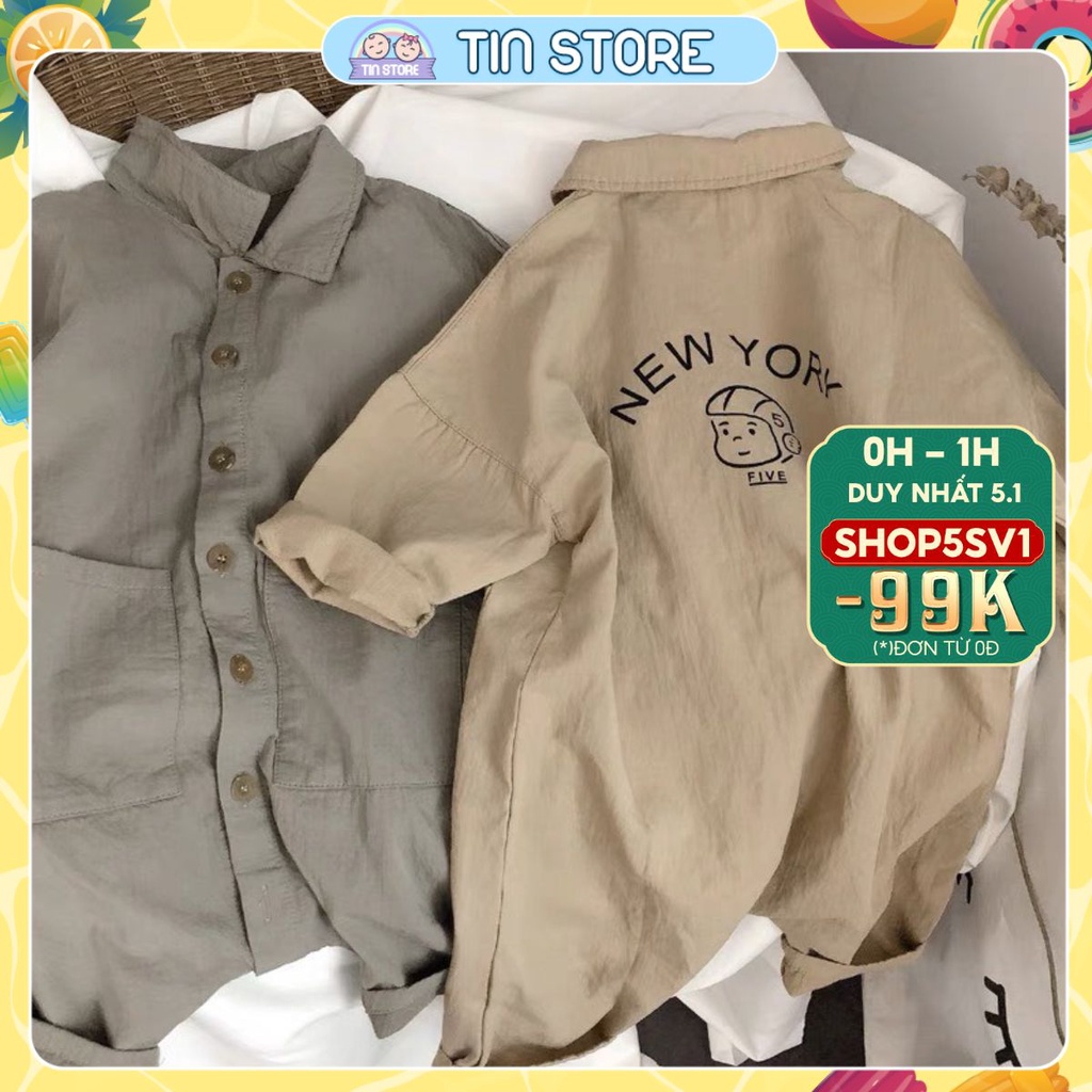 Bộ Liền Thân Chất Đũi Thô Thoáng Mát Mềm Mại Cho Bé Trai Bé Gái Từ 6Kg Đến 16Kg Thời Trang Trẻ Em Tin Store
