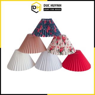 Chao đèn, chụp đèn xếp ly E27 cho đèn ngủ để bàn sang trọng DN018