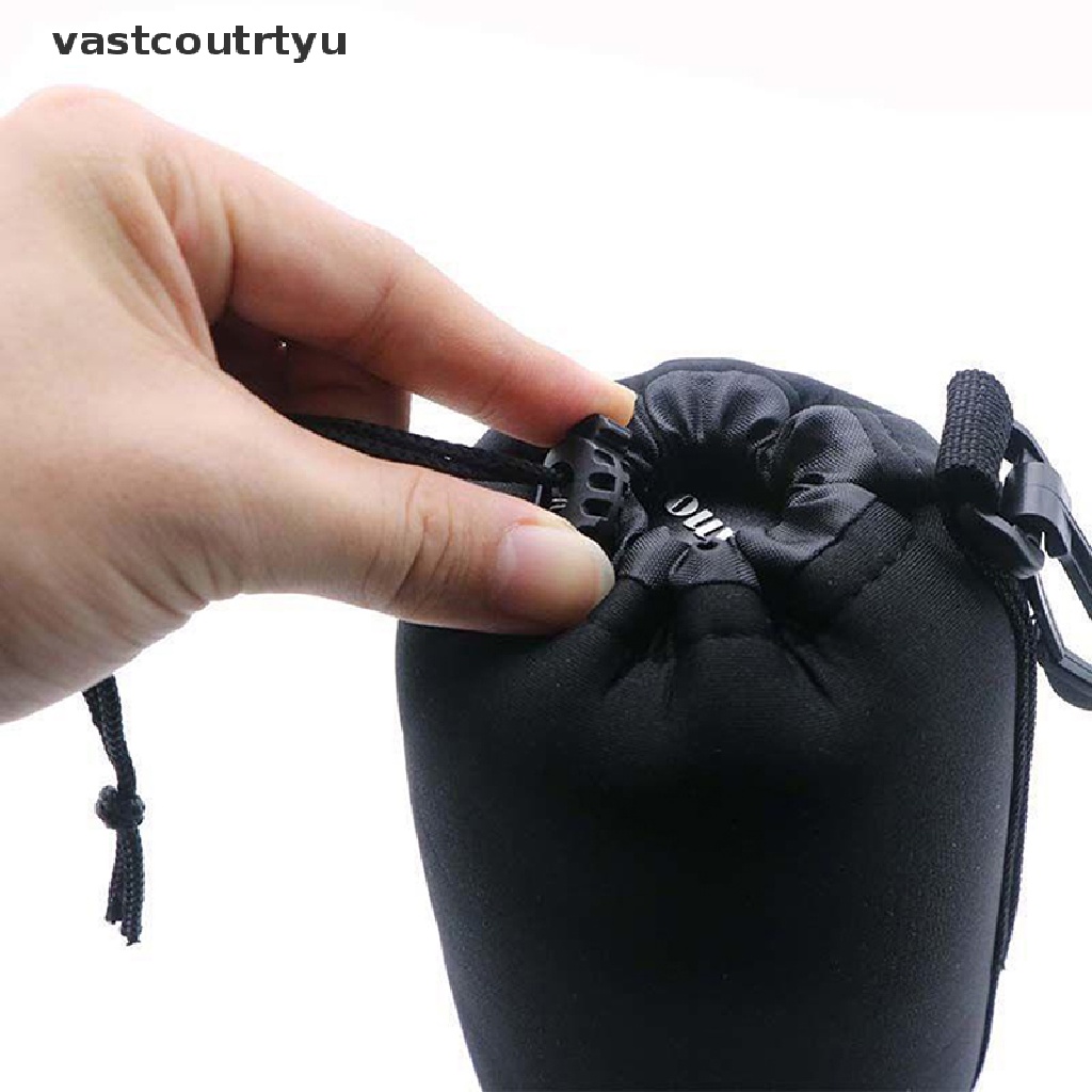 Túi Dây Rút Chống Thấm Nước Đựng Ống Kính Máy Ảnh S M L XL
