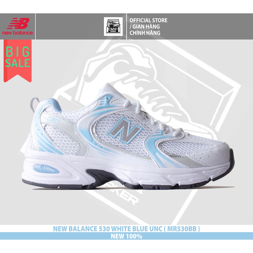 Giày New Balance 530 WHITE BLUE UNC ( MR530BB ) - AUTHENTIC 100%