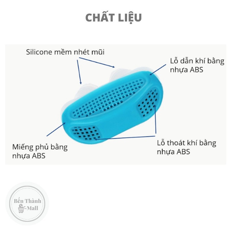 Dụng Cụ Hỗ Trợ Chống Ngáy Ngủ Và Lọc Không Khí - Thiết Bị Hỗ Trợ Chống Ngủ Ngáy Silicon 2 Trong 1 Tiện Ích