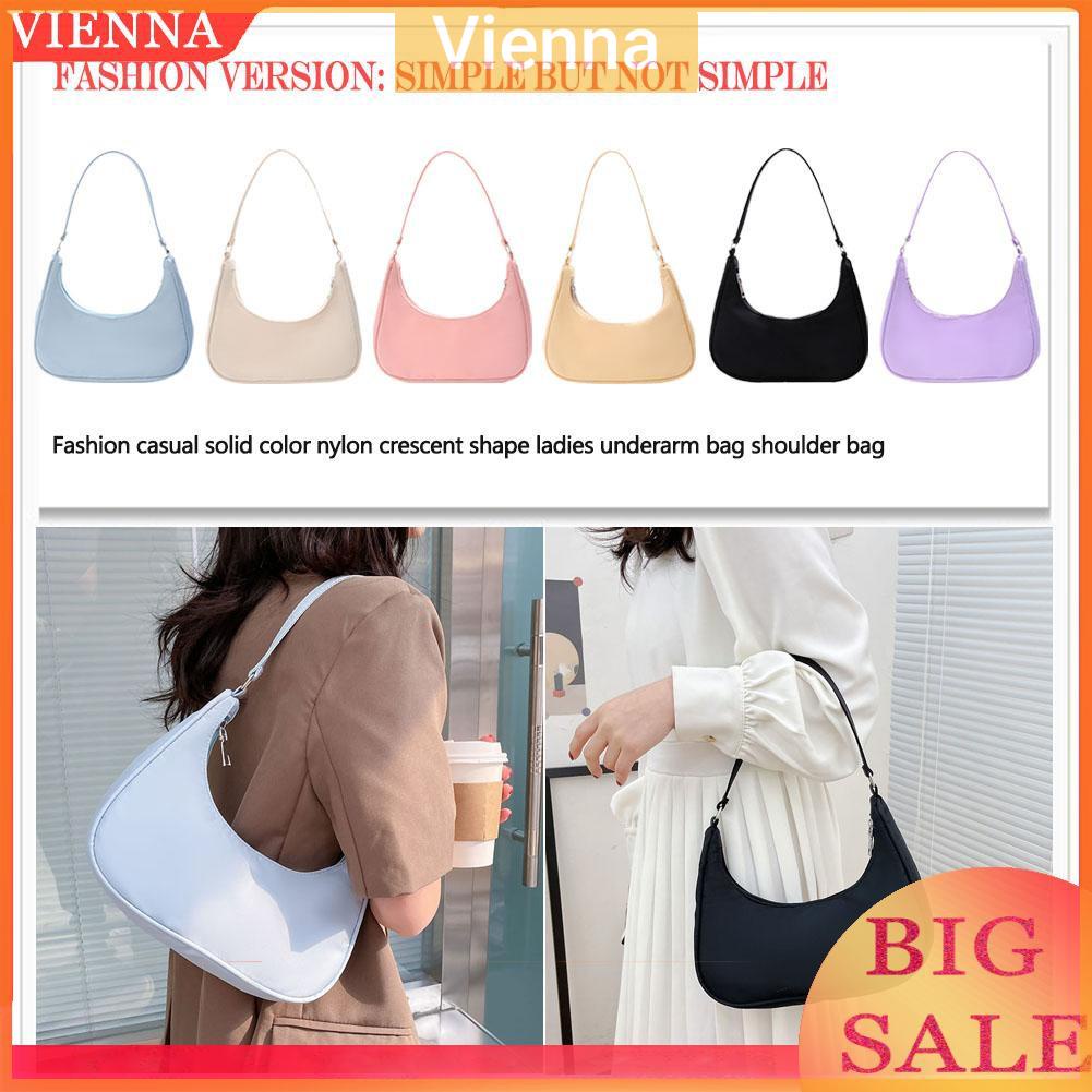 Túi xách đeo vai màu trơn phong cách Boho quyến rũ dành cho nữ