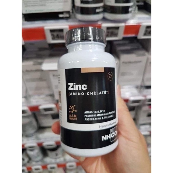 Kẽm hữu cơ Pháp Zinc amino acid chelate 84 viên