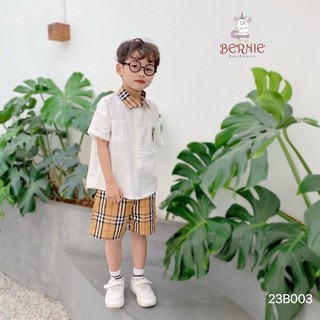 Set áo sơ mi hoạ tiết BBr