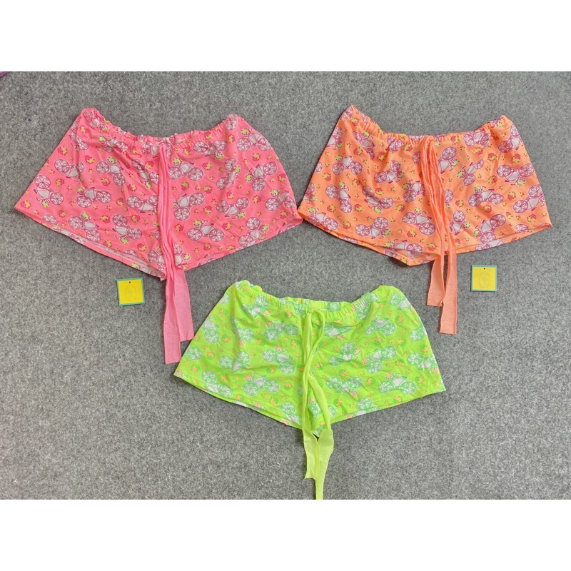 Quần ngắn, quần đùi ngủ hoạ tiết xinh xắn, tôn dáng, vải thun poly mát mẻ siêu thoải mái