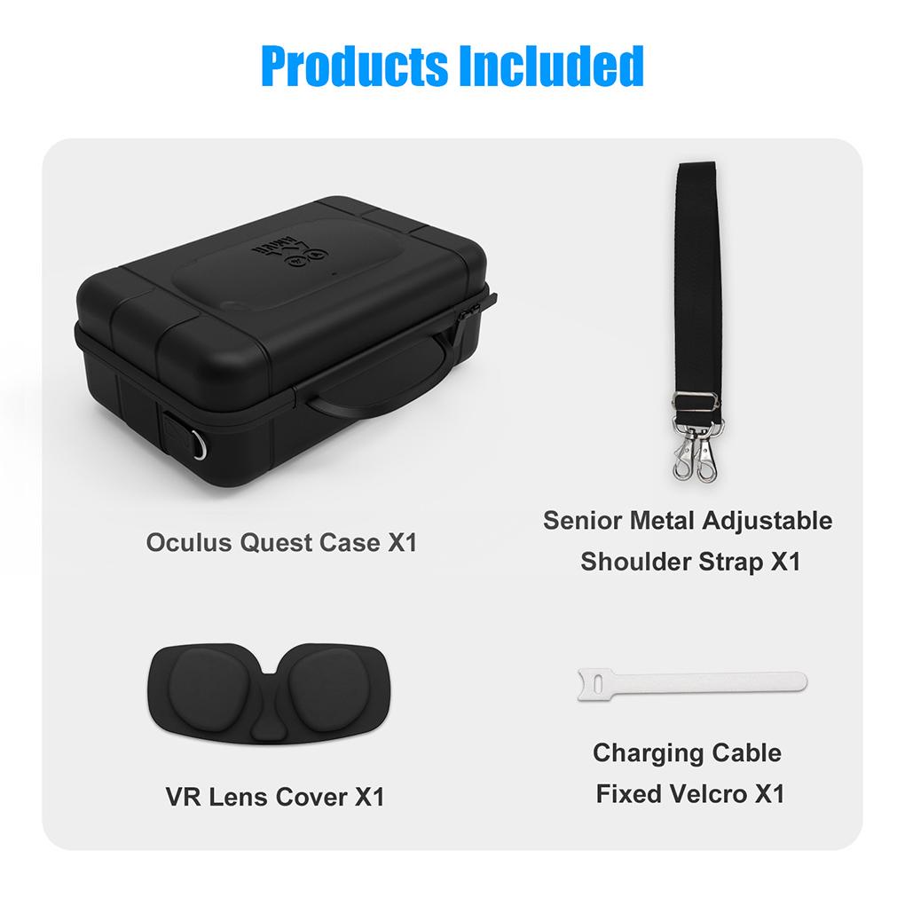Túi Đựng Kính Thực Tế Ảo Chống Thấm Nước Nhỏ Gọn Có Thể Điều Chỉnh Cho Quest 1 / 2