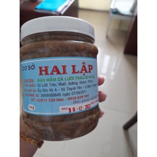 1kg Mắm Cá Lưỡi Trâu là đặc sản huyện U Minh Thượng