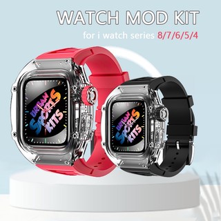 Dây đeo đồng hồ bằng vải bông sang trọng cho apple watch series 8 7 se 6 5 4 45 / 44mm i watch 8 ultra 49mm 45mm