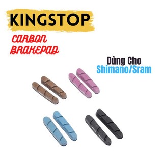 Má Phanh Vành Carbon Carbon KingStop Dành Cho Xe Road Tương Thích Shimano Dura Ace , Sram