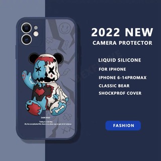 Ốp Điện Thoại Silicon Dẻo Hình Gấu iPhone 13 11 12 14 Pro MAX 13 Mini 6 6s 7 8 Plus 7plus 8plus X XR XS MAX SE 2020 2022