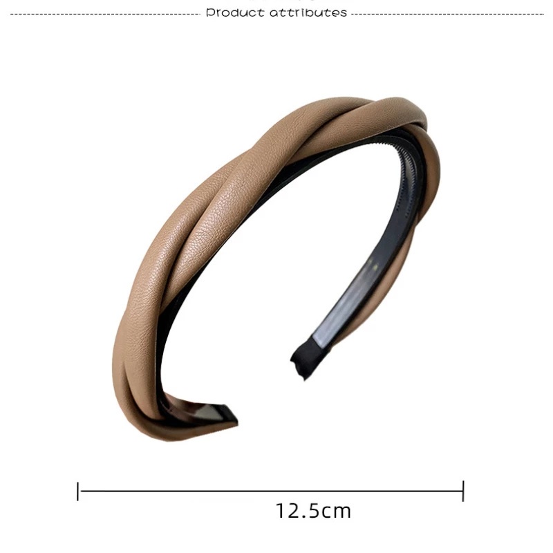 Băng Đô Cài Tóc Dạng Xoắn Phong Cách Vintage Đơn Giản Cho Nữ