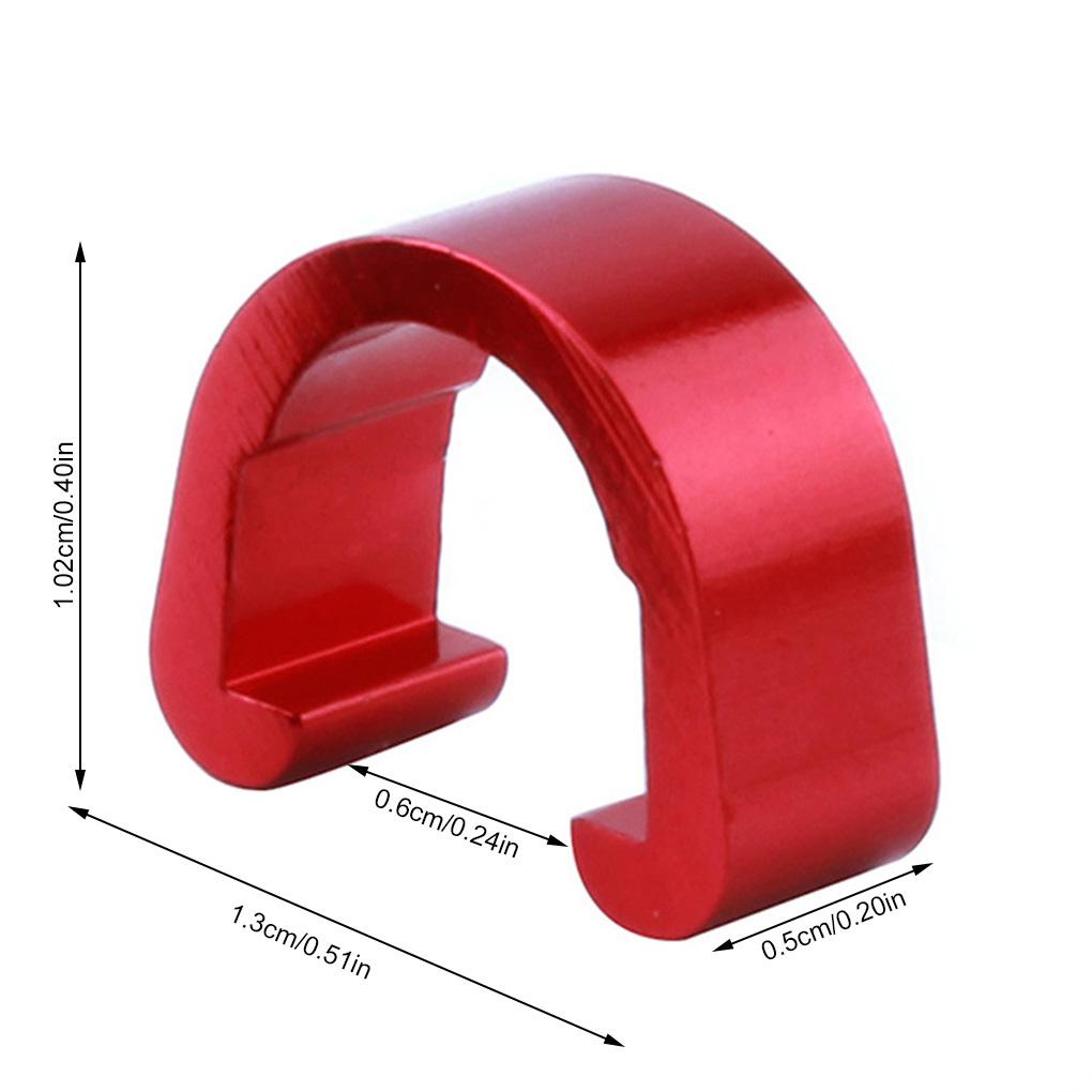 Set 10 Kẹp Cố Định Dây Phanh Xe Đạp Hình Chữ C Bằng Hợp Kim Nhôm Chắc Chắn