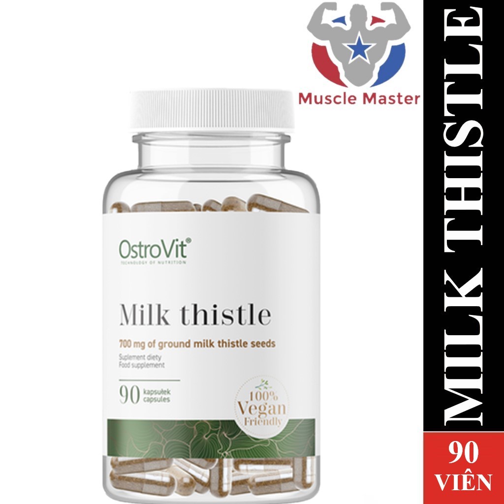 Thực Phẩm Bổ Sung Giải Độc Gan Ostrovit Milk Thistle 90 Viên