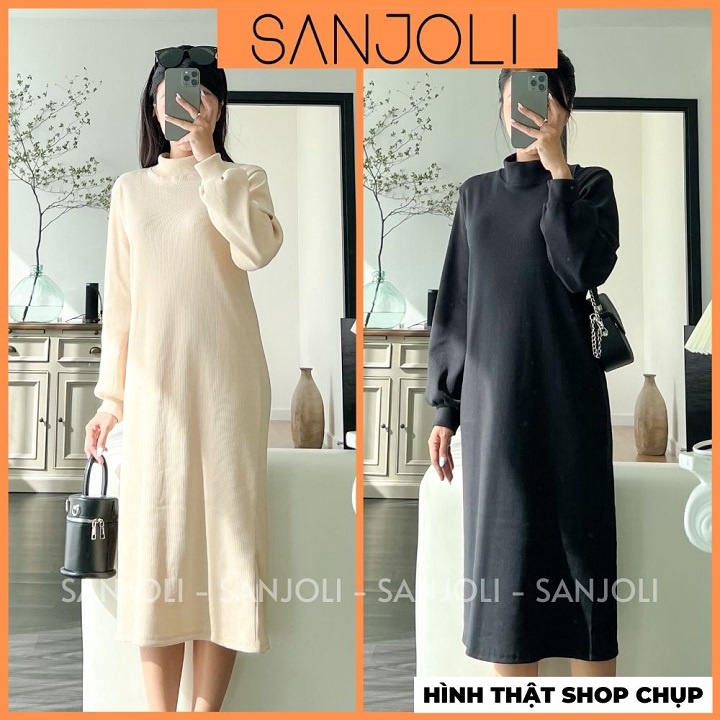 SANJOLI - VÁY LEN MAXI DÁNG DÀI VD013