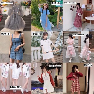 Đầm Ulzzang Thiết Kế Phong Cách Hàn Âu Cực Xinh