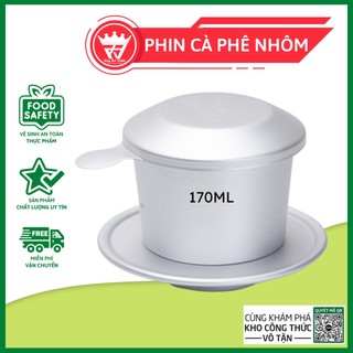 Phin Pha Cà Phê Trung Nguyên Legend có thể tích đạt tiêu chuẩn của phin 170ml