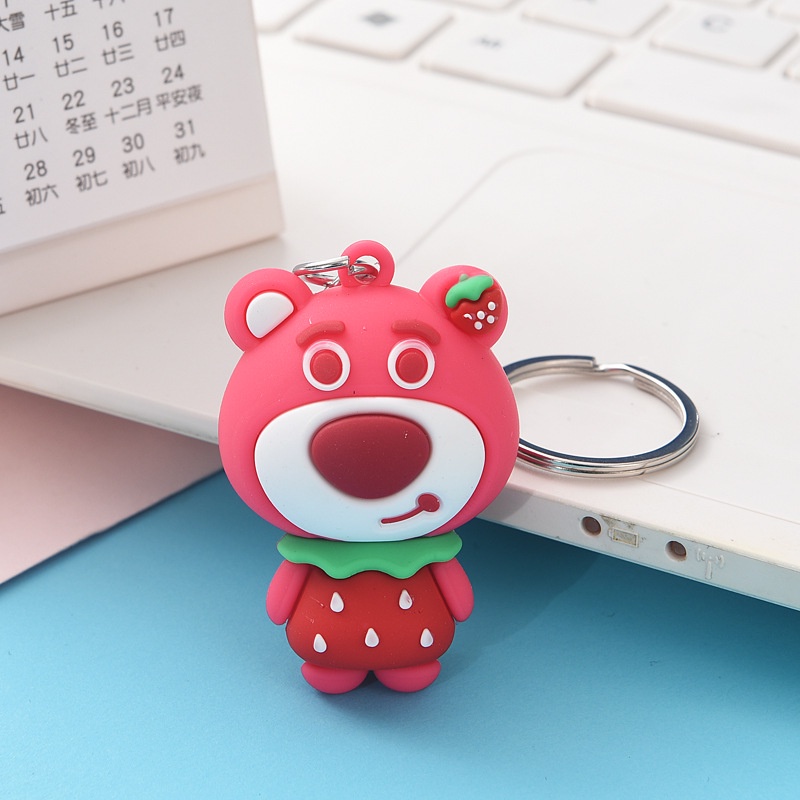 Móc khóa Gấu dâu mới dễ thương MK19