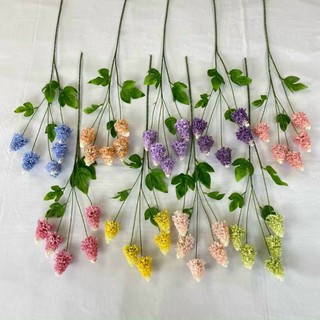 Cành Hoa Đậu Biếc Trang Trí_ hoa lụa cao cấp
