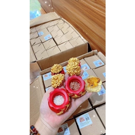 Hũ đựng Muối, Gạo thần tài, cầu tài lộc sẵn hàng