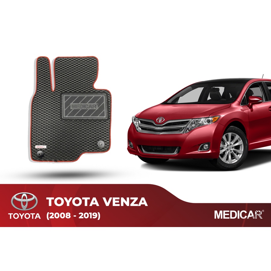 Thảm lót sàn ô tô Medicar xe Toyota Venza (2008 - 2019) - chống nước, không mùi, ngăn bụi bẩn