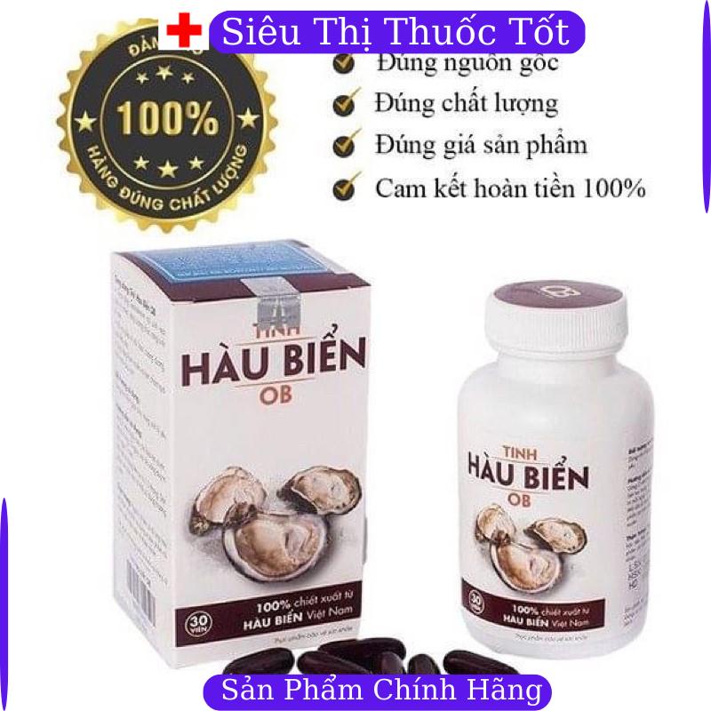 Viên uống Tinh hàu biển OB - Chấm dứt rối loạn cương dương , xuất tinh sớm (Hộp 30 viên) f