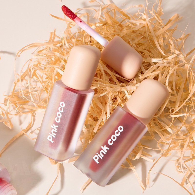 Son Môi Màu Hồng Mềm Mịn Không Phai Và Không Dính Cốc Với 6 Màu Lựa Chọn