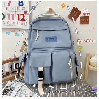 Balo đi học vải bố - Kacafshion vừa A4, cặp học sinh Balo Đựng Laptop - Học Sinh MRSocty