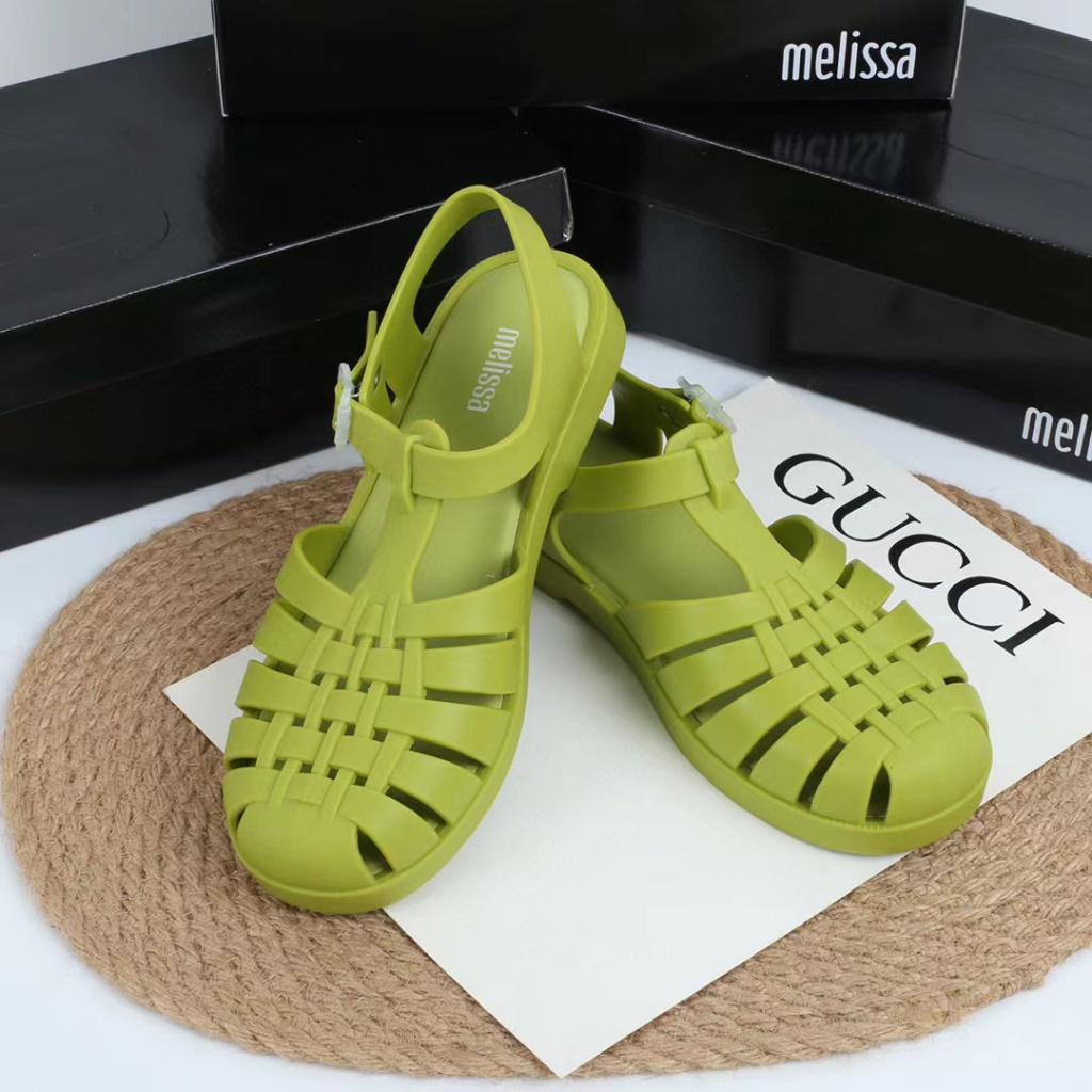 Xăng đan  Mặt Nhám Phong Cách La Mã Hàn Quốc Melissa Thời Trang Cho Nữ