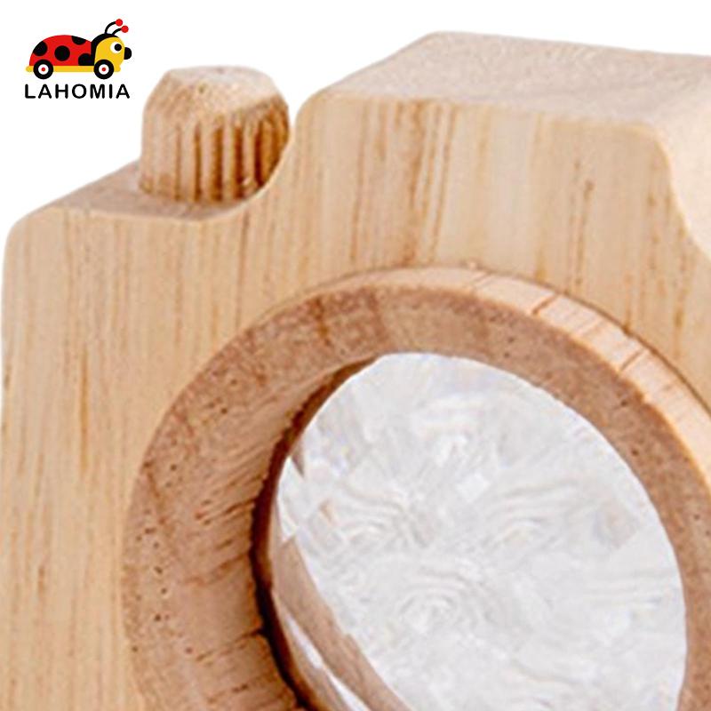 LAHOMIA LAHOMNIA Máy Ảnh Đồ Chơi Bằng Gỗ Cho Bé
