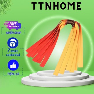 Combo 10 bộ thun ná cao su 1.2mm buộc sẵn miếng da kích thước 13250