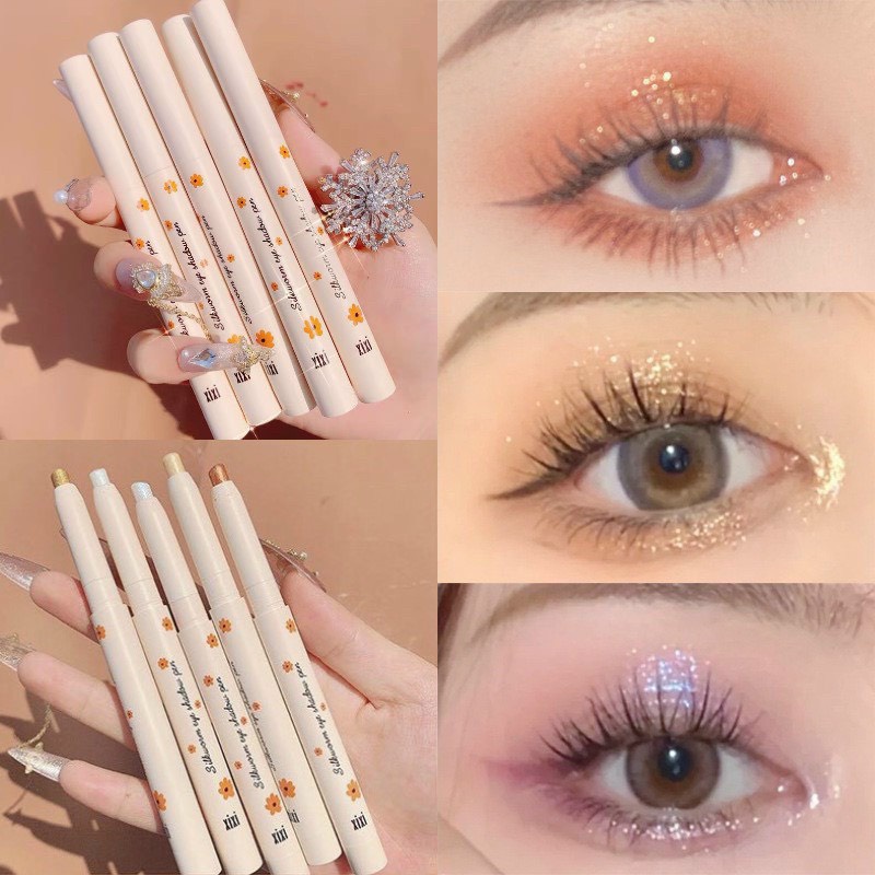 Bút nhũ mắt Xixi laby man lying silkworm pen 401