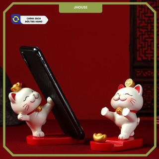 KỆ ĐỠ ĐIỆN THOẠI MÈO THẦN TÀI MAY MẮN ( Giao ngẫu nhiên )