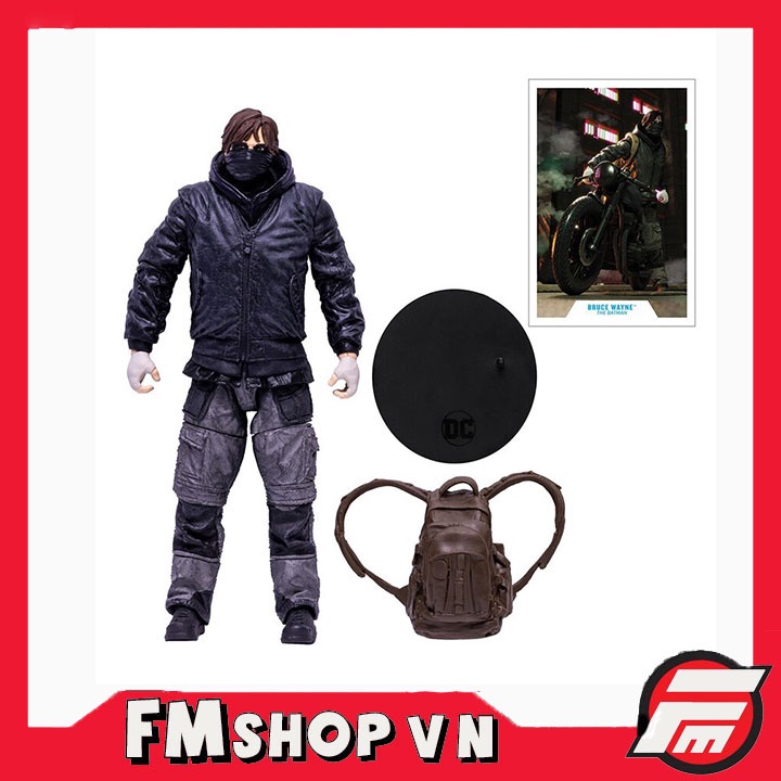 MÔ HÌNH NHÂN VẬT DC MCFARLANE BRUCE WAYNE THE BATMAN 2022