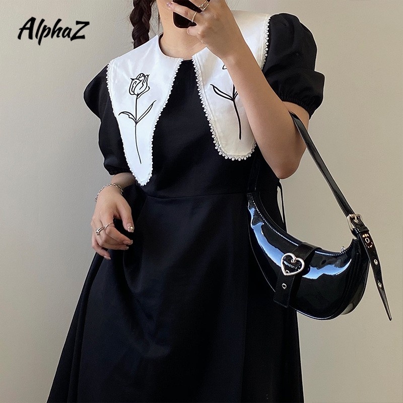 AlphaZ Túi Kẹp Nách Màu Trơn Họa Tiết Trái Tim Sang Trọng Có Dây Kéo Đa Năng Xu Hướng Mới