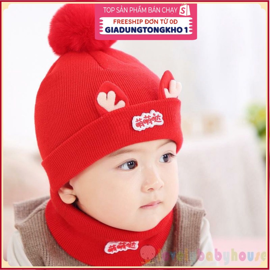 Mũ Lưỡi Trai Thiết Kế Xinh XắnGIADUNGTONGKHO1Mũ Thời Trang Thu Đông Dễ Thương Xinh Xắn Dành Cho Bé 6-12 Tháng 1-2