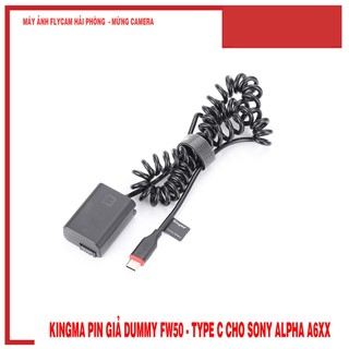Kingma pin giả dummy fw50 - type c cho sony alpha a6xx