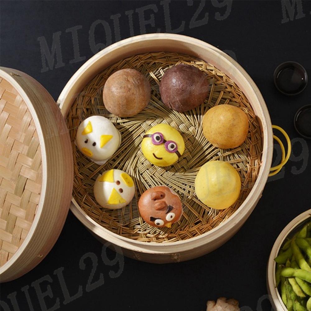 Nồi Hấp Bánh Bao Bằng Gỗ Tre Kèm Vỏ Bọc Tiện Lợi