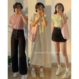 Áo pull cổ tròn nhiều màu Nana21 Nanastore21
