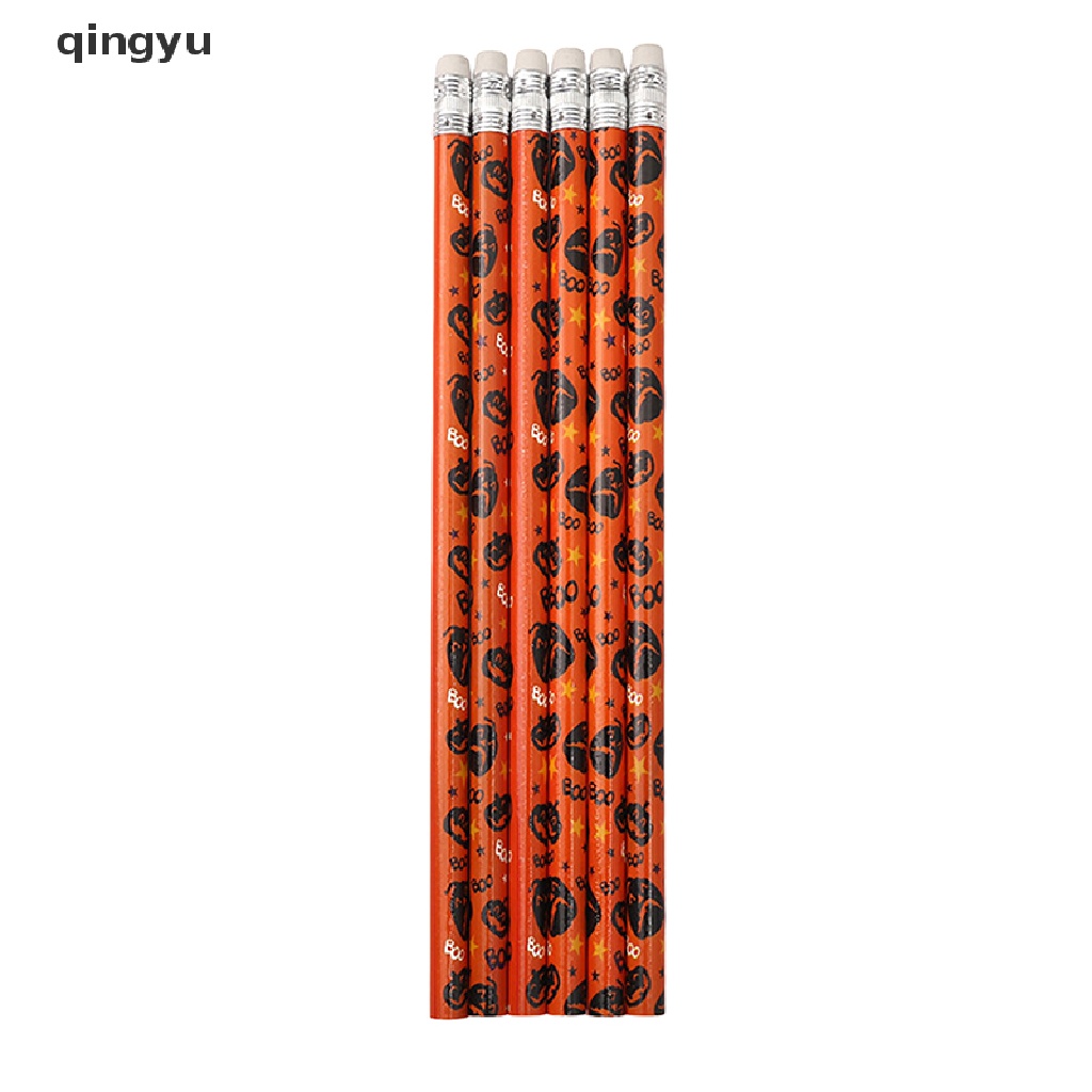 Bộ 10 Cây Bút Chì Họa Tiết Halloween Thân Thiện Với Môi Trường