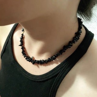 Dây chuyền chuỗi hạt tròn dây mảnh nữ tính đơn điệu dây chuyền thép không gỉ