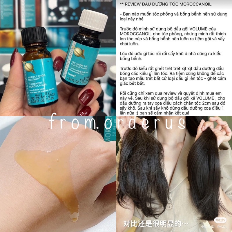 DẦU DƯỠNG TÓC MOROC MOROCCANOIL TREATMENT 10ML