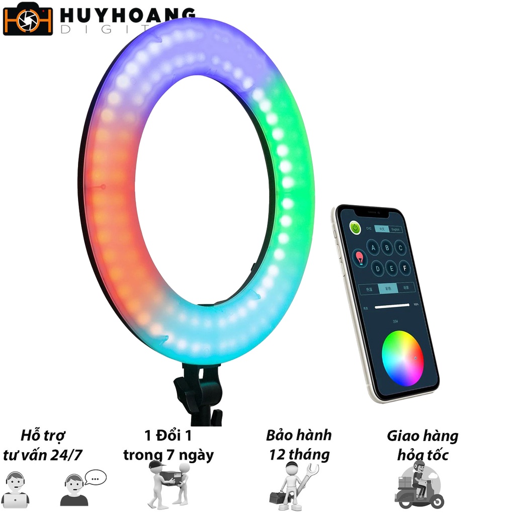 Đèn Led Ring Weeylite WE-10S RGB LED LIGHT